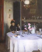 John Singer Sargent The Breakfast Table (mk18) Sweden oil painting artist